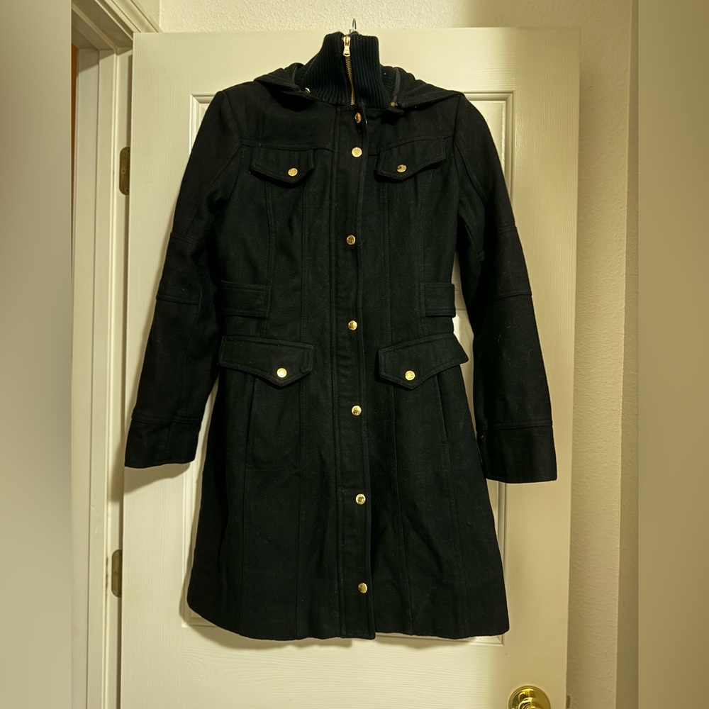 Guess Coats Jacket Black Woman Winter Coats M